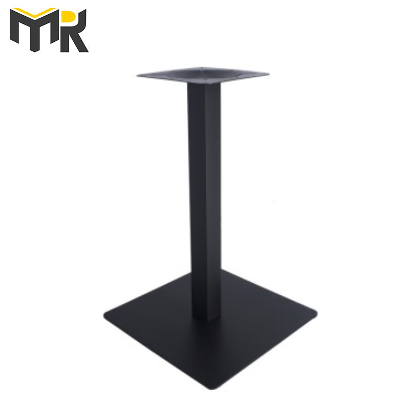 SOCLE EN METAL PLAT TUBE CARRE